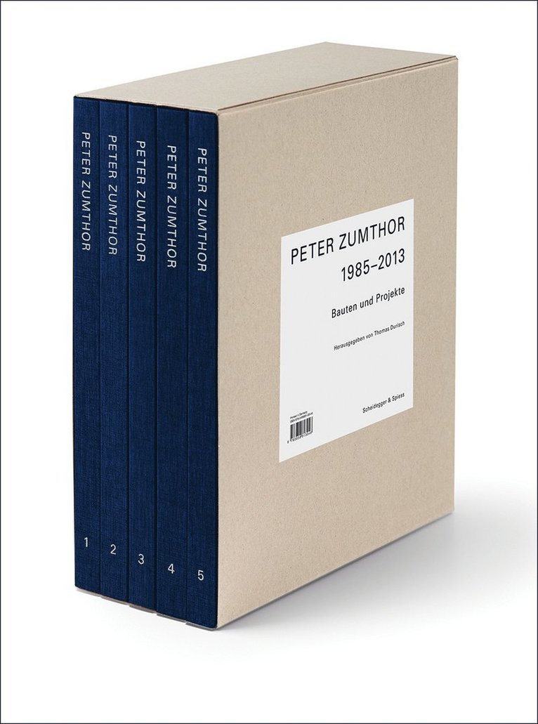 Thomas Durisch - Peter Zumthor 1985-2013, Inbunden