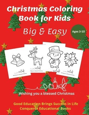 Conqueror Educational Books - Christmas Coloring Book for Kids, Häftad