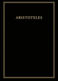 bokomslag Aristoteles, BAND 1/I, Kategorien