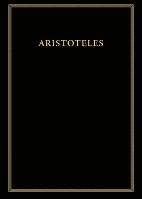 bokomslag Aristoteles, BAND 1/I, Kategorien