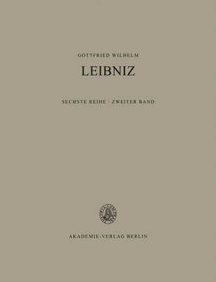 Saemtliche Schriften Und Briefe: 6 Philosophische Schriften, 2: 1663-1672 1