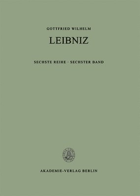 Berlin-Brandenburgische Akademie Der Wissenschaften, Leibniz-Forschungsstelle Der Universität Münster, Akademie der Wissenschaften zu Göttingen, Forschungsvorhaben der Akademie der Wissenschaften zu Göttingen - Band 6: Nouveaux Essais, Häftad