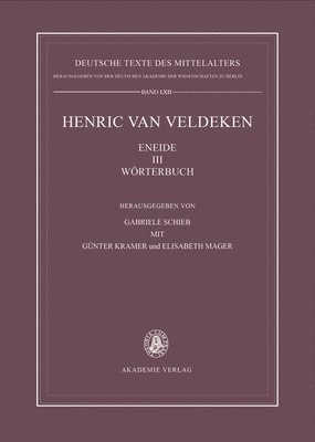 bokomslag Henric Van Veldeken: Eneide 3, Woerterbuch