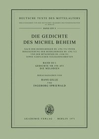 bokomslag Gedichte Nr. 358-453. Die Melodien
