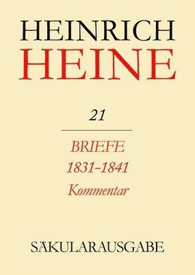 Fritz H. Eisner, Christa Stöcker - Briefe 1831-1841. Kommentar, Inbunden