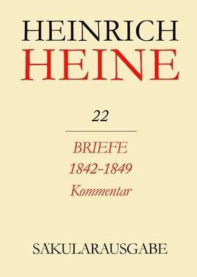 Fritz H. Eisner, Christa Stöcker - Briefe 1842-1849. Kommentar, Inbunden