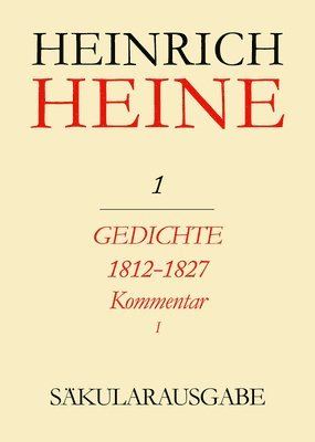 Gedichte 1812-1827. Kommentar