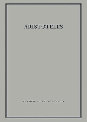 bokomslag Aristoteles, BAND 17/II-III, Zoologische Schriften II