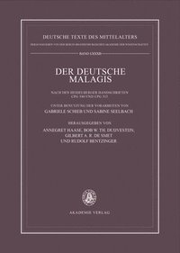 bokomslag Der Deutsche Malagis Nach Den Heidelberger Handschriften Cpg 340 Und 315: Unter Benutzung Der Vorarbeiten Von Gabriele Schieb Und Sabine Seelbach