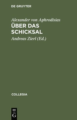 bokomslag Uber Das Schicksal De Fato