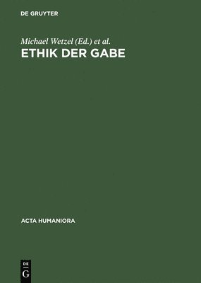 Ethik Der Gabe 1