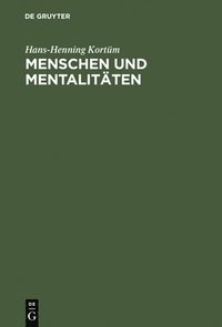 bokomslag Menschen und Mentalitäten