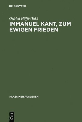 bokomslag Immanuel Kant, Zum Ewigen Frieden
