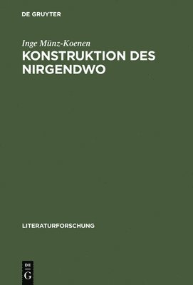 bokomslag Konstruktion des Nirgendwo