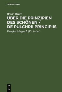 bokomslag Ueber Die Prinzipien DES Schoenen Eine Preisschrift