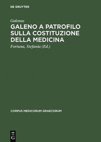 bokomslag Galen - De Constitutione Artis Medicae