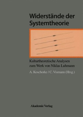 bokomslag Widerstnde Der Systemtheorie