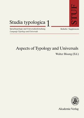 Aspects of Typology and Universals 1