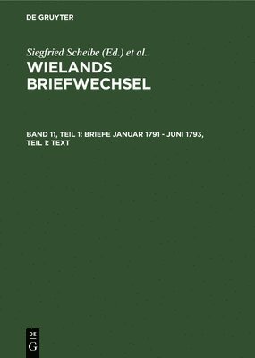 bokomslag Briefe Januar 1791 - Juni 1793, Teil 1