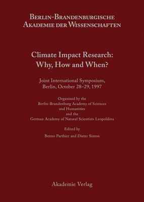 bokomslag Climate Impact Research