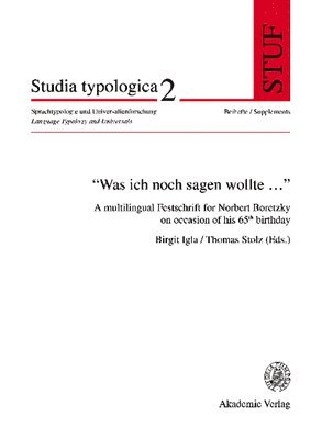"Was ich noch sagen wollte..."