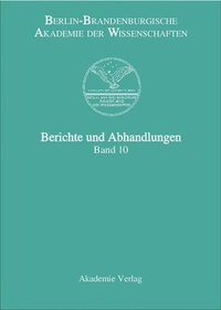 bokomslag Berichte und Abhandlungen, Band 10