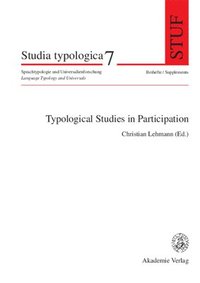 bokomslag Typological Studies in Participation
