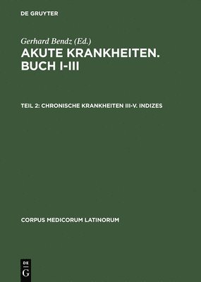 bokomslag Chronische Krankheiten III-V. Indizes