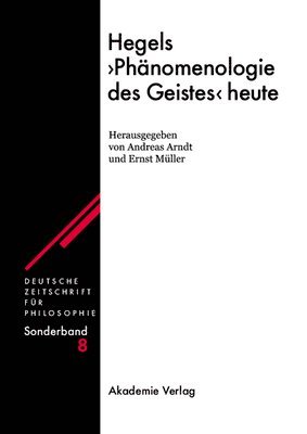 bokomslag Hegels &quot;Phnomenologie des Geistes&quot; heute