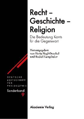 Herta Nagl-Docekal, Rudolf Langthaler - Recht - Geschichte - Religion, Inbunden