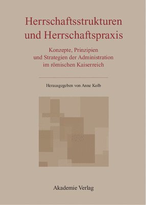 bokomslag Herrschaftsstrukturen und Herrschaftspraxis