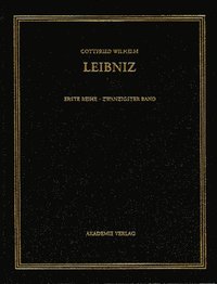 bokomslag Gottfried Wilhelm Leibniz. Smtliche Schriften und Briefe, BAND 20, Juni 1701-Mrz 1702
