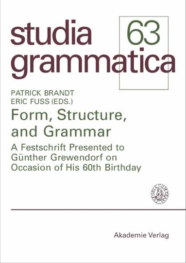 Patrick Brandt, Eric Fuß - Form, Structure, and Grammar, Inbunden