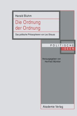 Harald Bluhm - Die Ordnung Der Ordnung, Inbunden