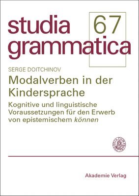 bokomslag Modalverben in Der Kindersprache