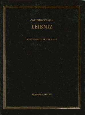 bokomslag Gottfried Wilhelm Leibniz. Smtliche Schriften und Briefe, BAND 1, Gottfried Wilhelm Leibniz. Smtliche Schriften und Briefe (1668-1676)