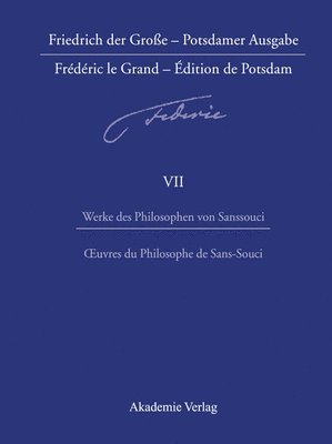 bokomslag Werke des Philosophen von Sanssouci / Oeuvres du Philosophe de Sans-Souci