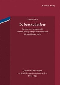 bokomslag De beatitudinibus