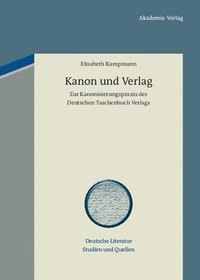 bokomslag Kanon und Verlag