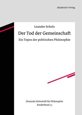 bokomslag Der Tod der Gemeinschaft