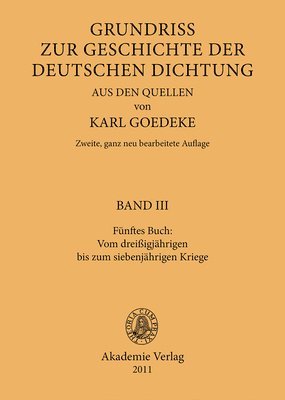 bokomslag Fünftes Buch: Vom Dreissigjährigen Bis Zum Siebenjährigen Kriege