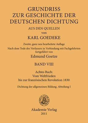 Achtes Buch: Vom Weltfrieden Bis Zur Französischen Revolution 1830