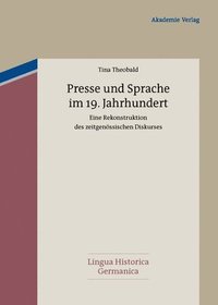 bokomslag Presse und Sprache im 19. Jahrhundert