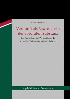 bokomslag Vernunft als Bewusstsein der absoluten Substanz