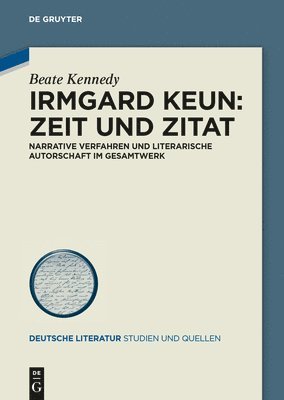 bokomslag Irmgard Keun - Zeit und Zitat