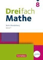 bokomslag Dreifach Mathe 8. Schuljahr - Berlin und Brandenburg - Schulbuch mit digitalen Hilfen, Erklärfilmen und Wortvertonungen