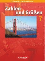bokomslag Zahlen und Größen 7. Schuljahr. Schülerbuch. Gesamtschule Nordrhein-Westfalen. Neubearbeitung ab 2005