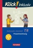 bokomslag Klick! inklusiv 7./8. Schuljahr - Arbeitsheft 3 - Prozentrechnung