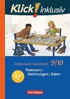bokomslag Klick! inklusiv 9./10. Schuljahr - Arbeitsheft 2 - Potenzen / Gleichungen / Daten