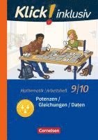 bokomslag Klick! inklusiv 9./10. Schuljahr - Arbeitsheft 2 - Potenzen / Gleichungen / Daten